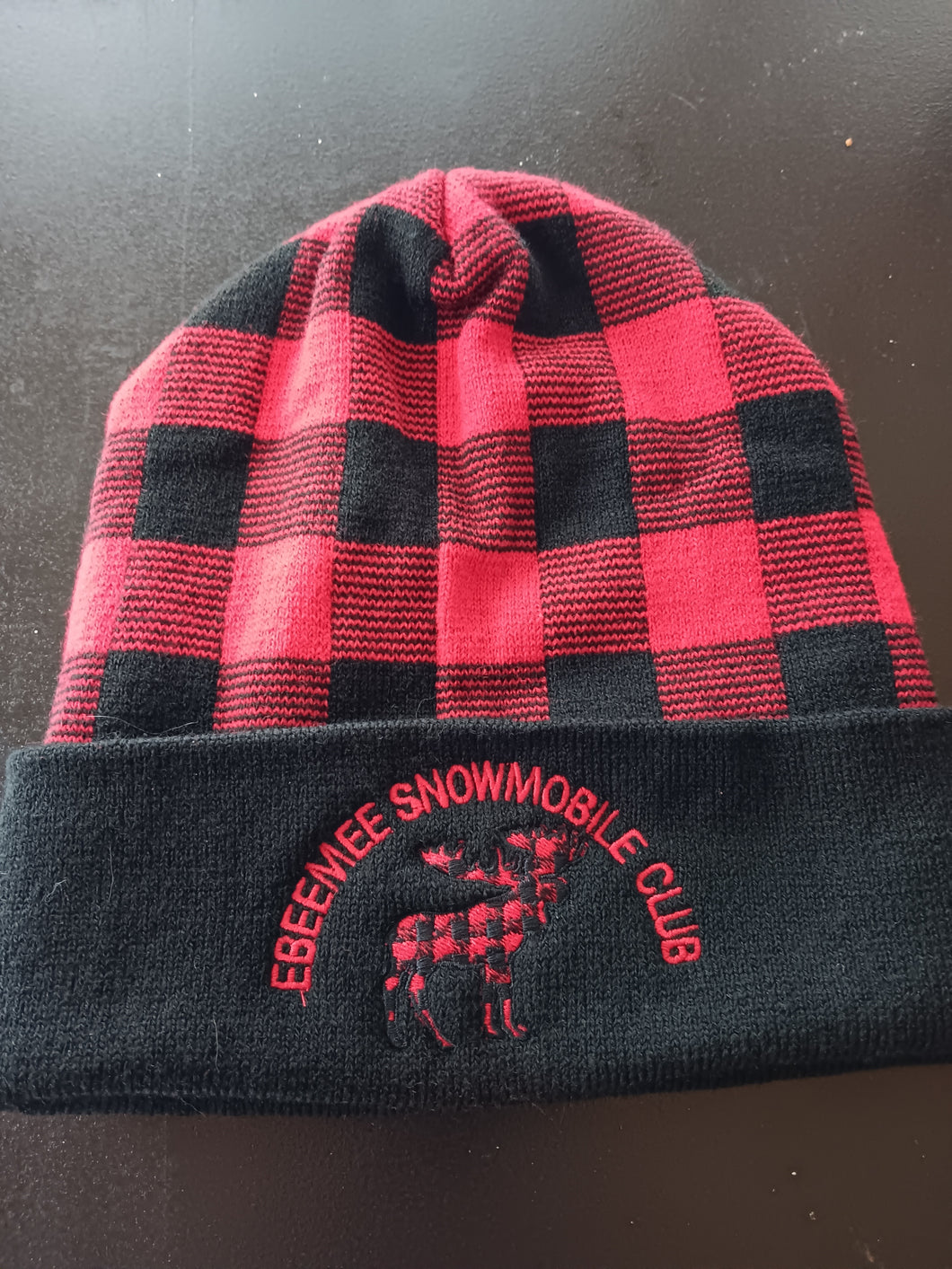 ESC Buffalo Plaid Beanie Hat