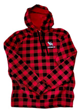 Load image into Gallery viewer, ESC Moose &quot;EMBROIDERED&quot; Logo Buffalo Plaid Hoodie
