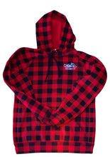 Load image into Gallery viewer, ESC Snowmobile &quot;EMBROIDERED&quot; Logo Buffalo Plaid Hoodie
