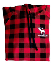 Load image into Gallery viewer, ESC Moose &quot;EMBROIDERED&quot; Logo Buffalo Plaid Hoodie
